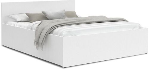 Compra Cama francesa 120x200 cm - blanca - sin colchón - somier plegable -  fácil de limpiar al por mayor