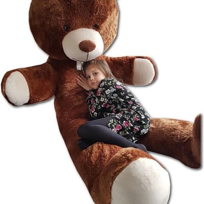 Large teddy bear 2 meters brown 205 cm XXL