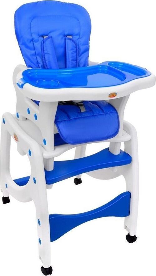 Kinderstoel babystoel peuterstoel 5 in 1 blauw