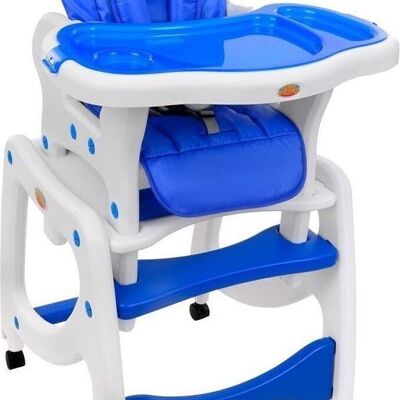 Chaise haute chaise bébé chaise enfant 5 en 1 bleu