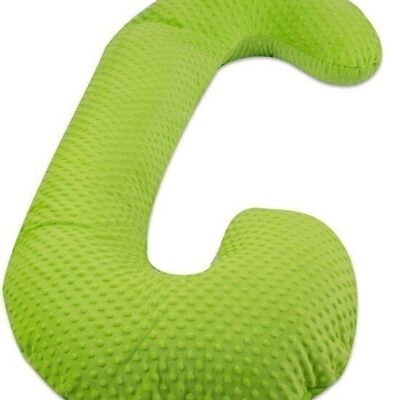 Stillkissen - Schwangerschaftskissen - 100 % Baumwolle - 240 cm - grün