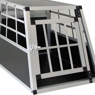 Autobench - Dog crate - 69 x 50 x 54 cm - size XL - aluminum