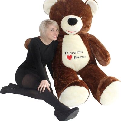 Large cuddly bear XL teddy bear brown 170 cm XXL