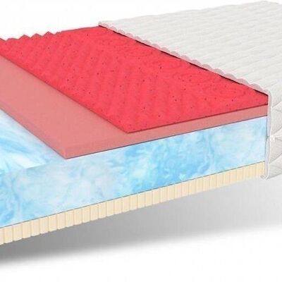 Materasso in schiuma BIO H3 80x200 cm spessore 23 cm OB Lattice gel Assorbimento del calore