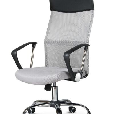 Silla de oficina ergonómica - gris - diseño Sydney - transpirable