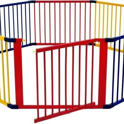 Parque infantil - valla de juego - seguridad infantil - colorido