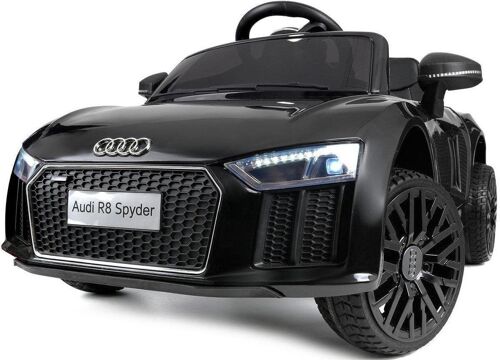 Elektrische kinderauto - accu auto - Audi R8 Spyder -  zwart