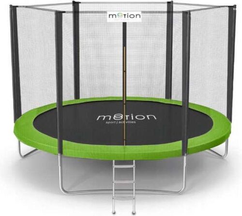 Trampoline groen 312 cm met net & ladder