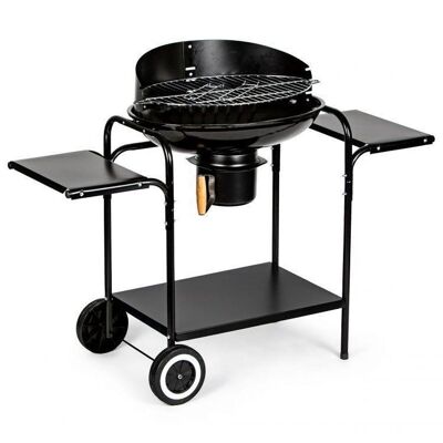 Barbecue - BBQ - con 2 piattaforme di lavoro - con raccogli carbone