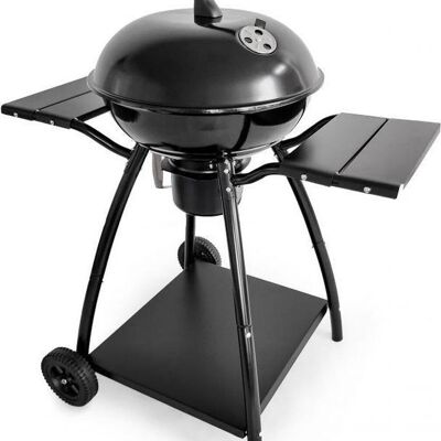 Grill - BBQ - mit 2 Arbeitsplattformen - mit Deckel