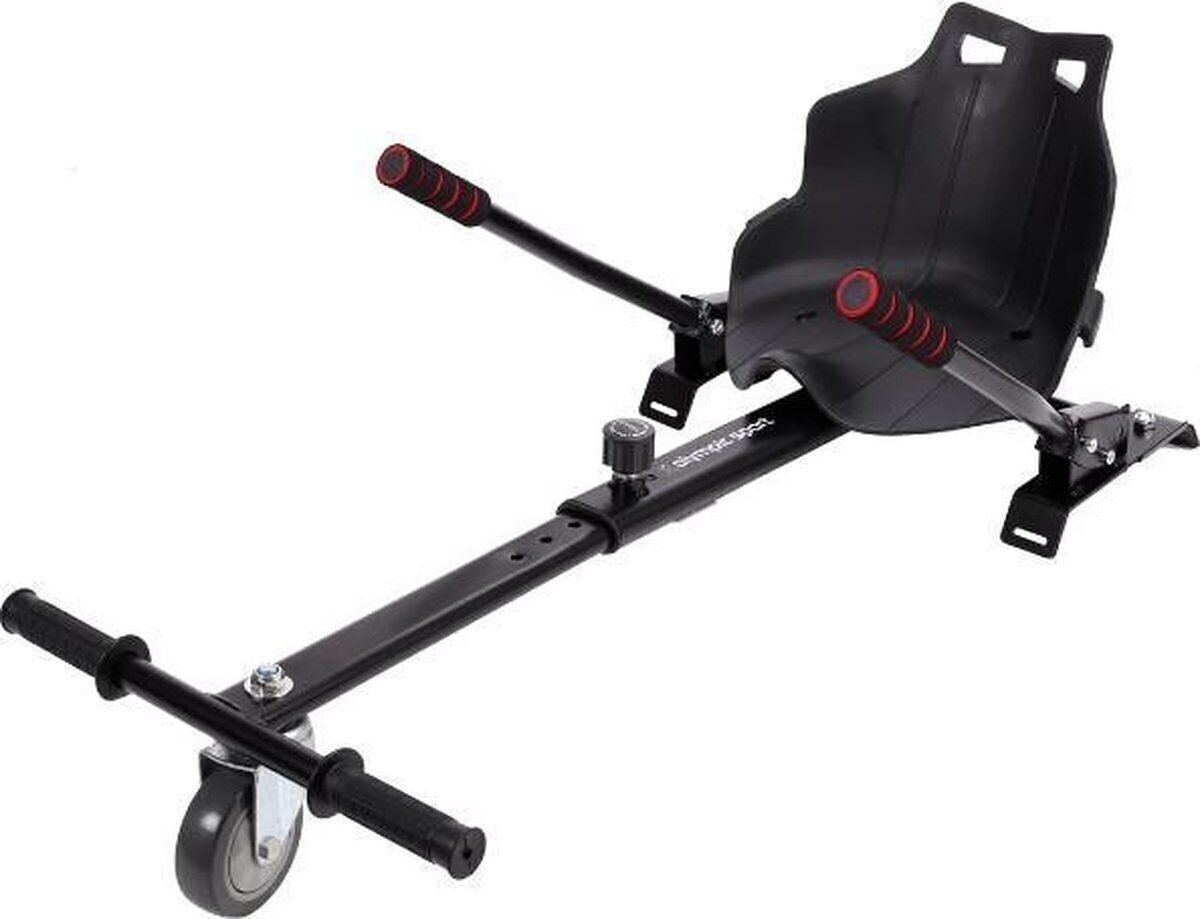Telaio Gokart per hoverboard - universale - senza hoverboard - nero