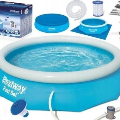 Bestway Fast Set 244 x 66 cm inflatable pool - with pump and accessories