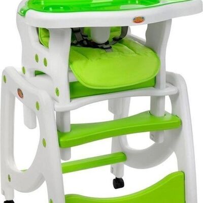 Trona silla para bebé silla para niños pequeños 5 en 1 verde