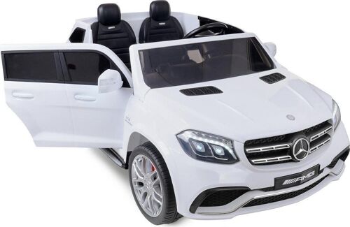 Elektrische bestuurbare kinderauto Mercedes GLS 63 AMG wit - 3,6 km/u