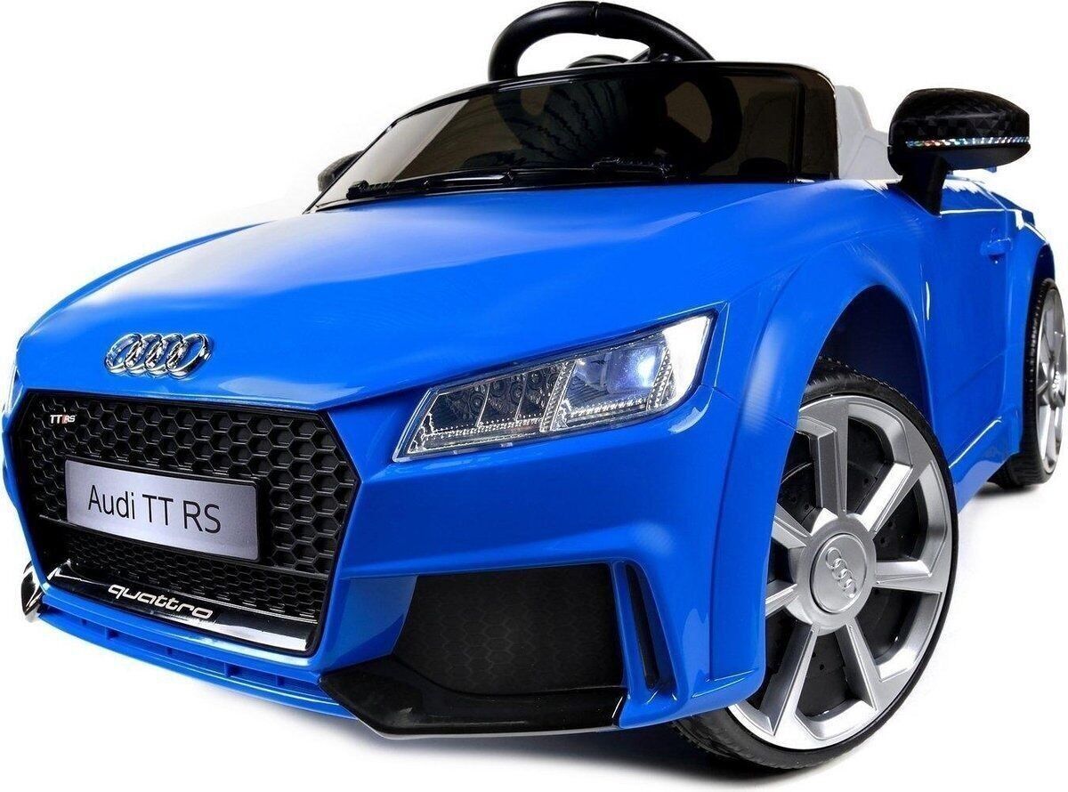Auto per bambini Audi TT-RS blu a comando elettrico - 3,6 km/h