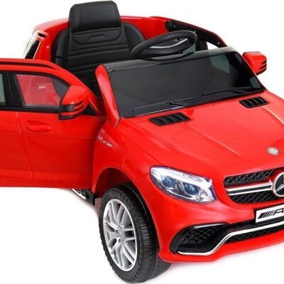 Electrically controlled children's car Mercedes GLE 63 AMG red - 3.6 km/h