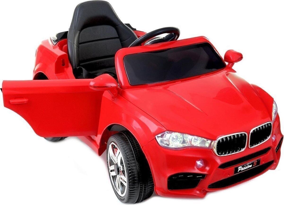 Auto per bambini MX6 a comando elettrico rossa - 3,6 km/h