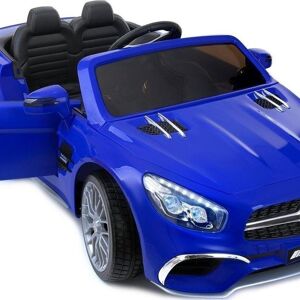 Voiture électrique double pour enfants Mercedes SL65 AMG bleue - 3,6 km/h