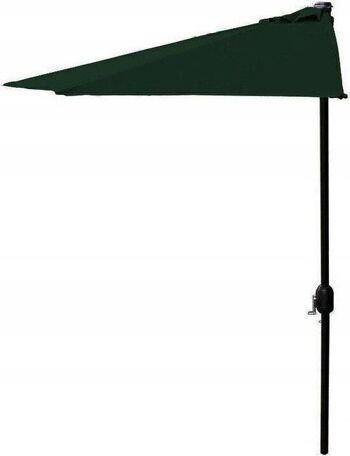 Parasol d'angle - toile - 270 cm - vert