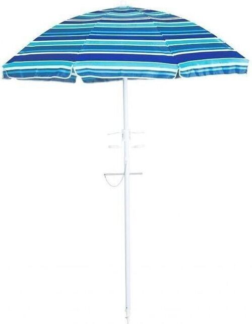 Tuin parasol - strand parasol - 160 cm - blauw