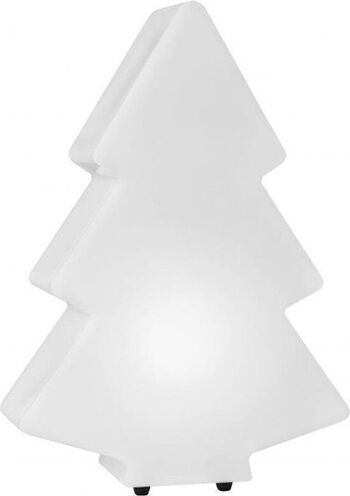 Lampe sapin de Noël éclairée - LED - blanc