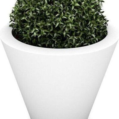 Classic flower pot - planter - white
