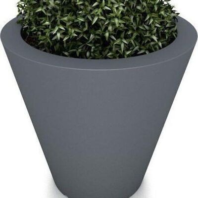 Classic flower pot - planter - gray
