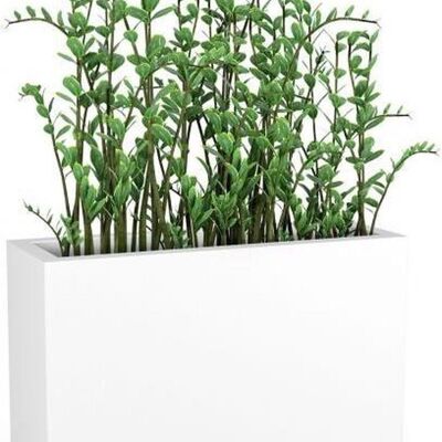 Rectangular flowerpot - 70x100x35 cm - white