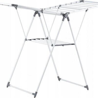 Large folding drying rack - 18 meters washing line - up to 60 kg