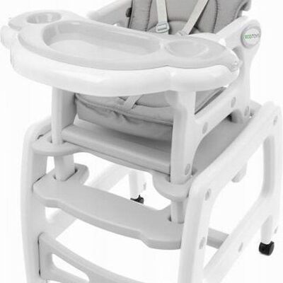 High chair 3 in 1 - rocking chair - gray