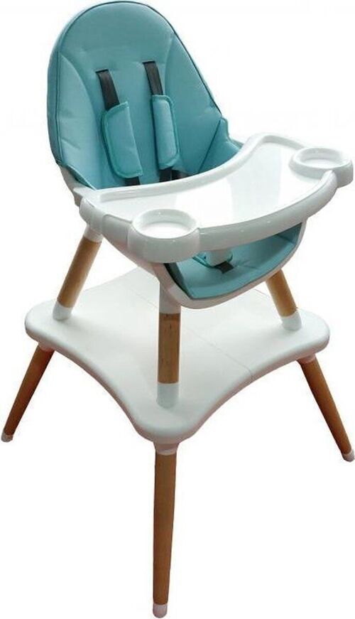 Kinderstoel - tafel & stoel in 1 - blauw
