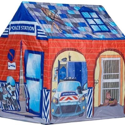 Tenda da gioco per bambini - stazione di polizia - 95x72x102 cm