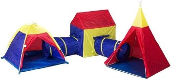 Compra Tenda da gioco per bambini con tenda teepee a tunnel da gioco  all'ingrosso