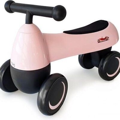 Bicicleta sin pedales para niños - cuatro ruedas - rosa