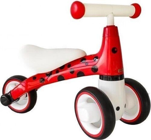 Kinder loopfiets - driewieler - rood & wit
