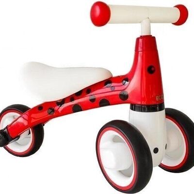 Children's balance bike - tricycle - red & white