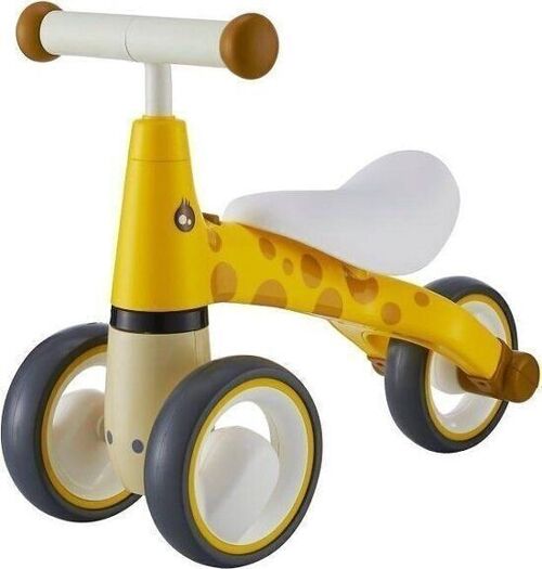 Kinder loopfiets - driewieler - geel & wit