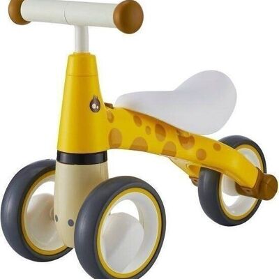 Bicicletta senza pedali per bambini - triciclo - gialla e bianca