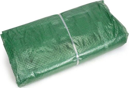 Kweektent buitenhoes - 2x4,5 m - 9m2 oppervlakte - met ritssluiting - vervangingszeil - groen