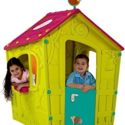 Casetta da esterno - casetta per bambini - verde - 146x110x110 cm - Curver