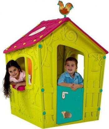 Cabane d'extérieur - cabane pour enfants - vert - 146x110x110 cm - Curver