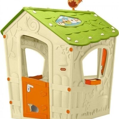 Outdoor playhouse - children's playhouse - cream - 146x110x110 cm - Curver