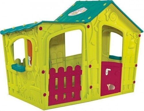 Speelhuisje voor buiten - kinder speelhuis - groen - 126x169x119 cm - Curver