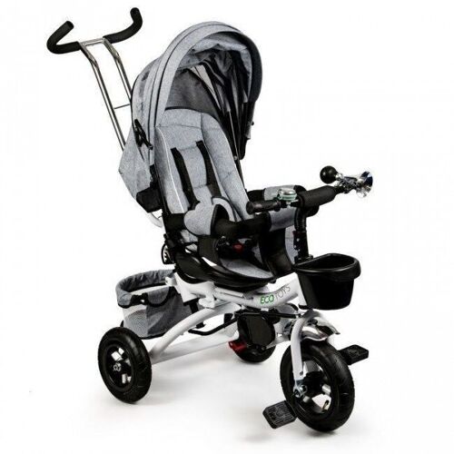 Kinder loopfiets - multifunctionele duw-driewieler - 360 ° draaibare zitting