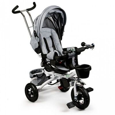 Draisienne enfant - tricycle à pousser multifonctionnel - siège rotatif à 360°