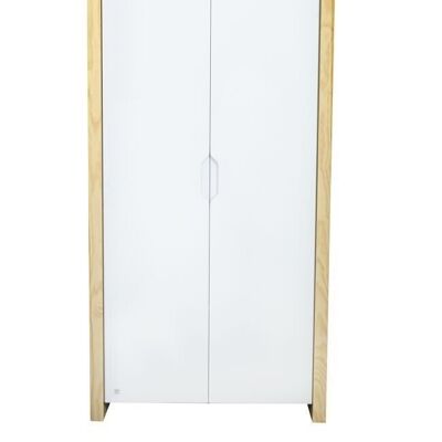 Children's wardrobe white 80x50x160 pine wood