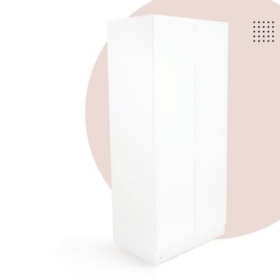 Armario para habitación infantil blanco 80x55x181 cm