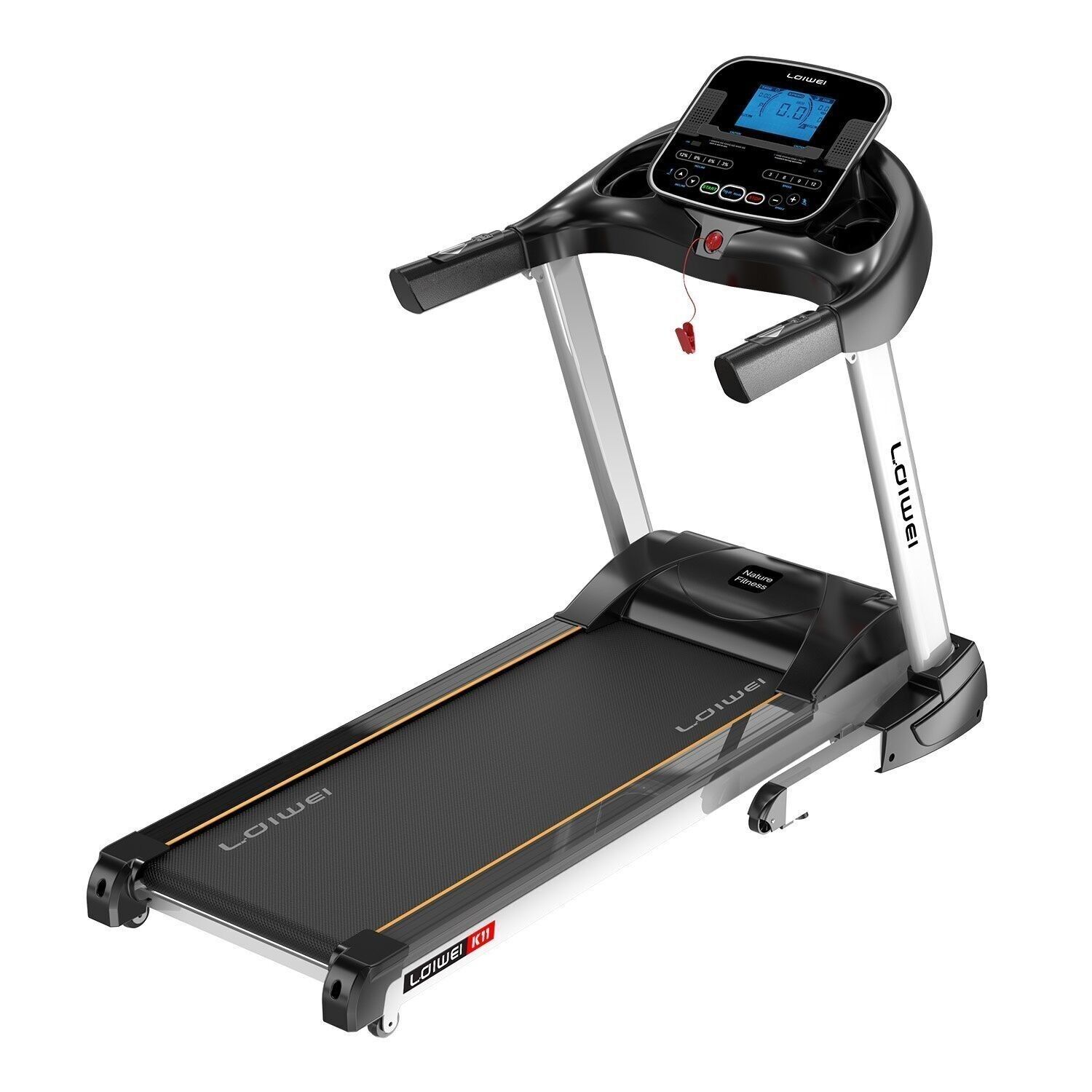 Tapis roulant Fitness K11 pliable avec écran LCD 9 pouces