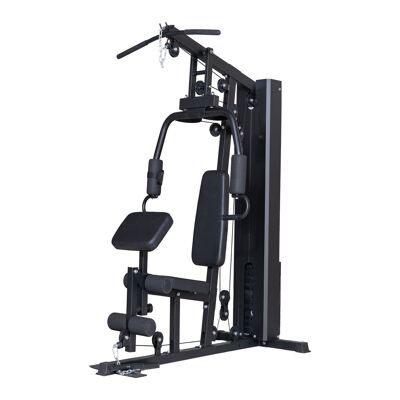 Power station home gym black with 50 kg weights