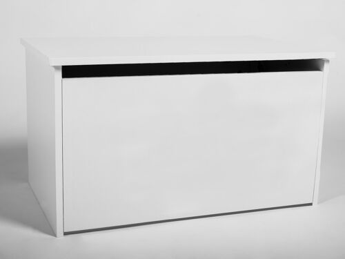 Speelgoedkist wit - opbergbox speelgoed - 73x42x40 cm - gasveer klep